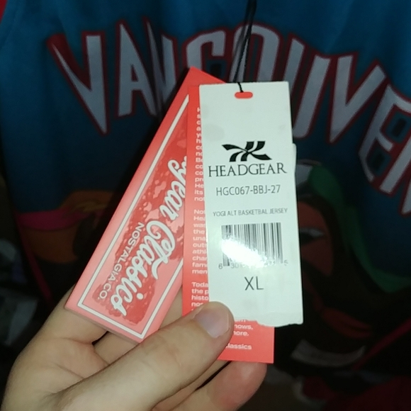 Headgear Vancouver Grizzlies X Yogi Bear Jersey - Picture 3 of 5